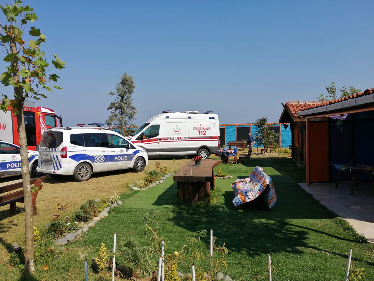 Kamp alanında erkek cesedi bulundu