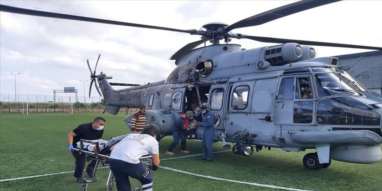 Hava Kuvvetleri Komutanlığından Giresun'daki arama kurtarma faaliyetlerine destek