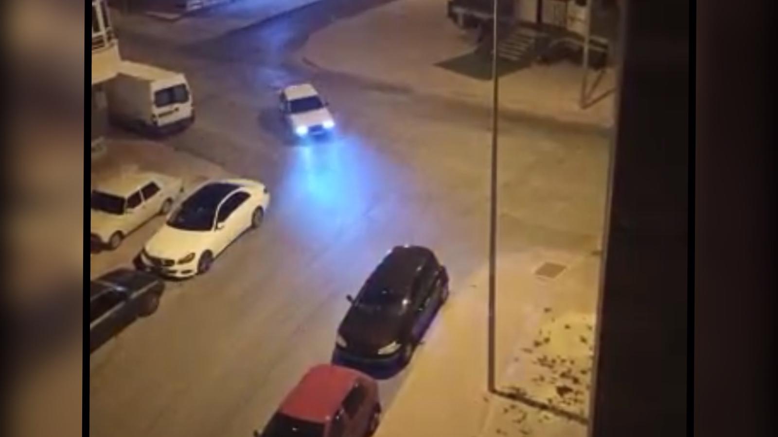 Konya’da mahalleyi ayağa kaldıran drift dehşeti