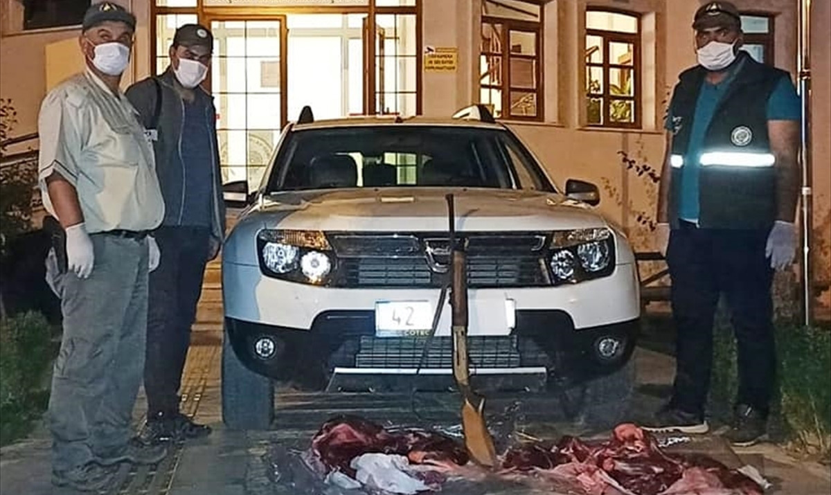 Konya'da iki avcıya 61 bin 998 lira ceza