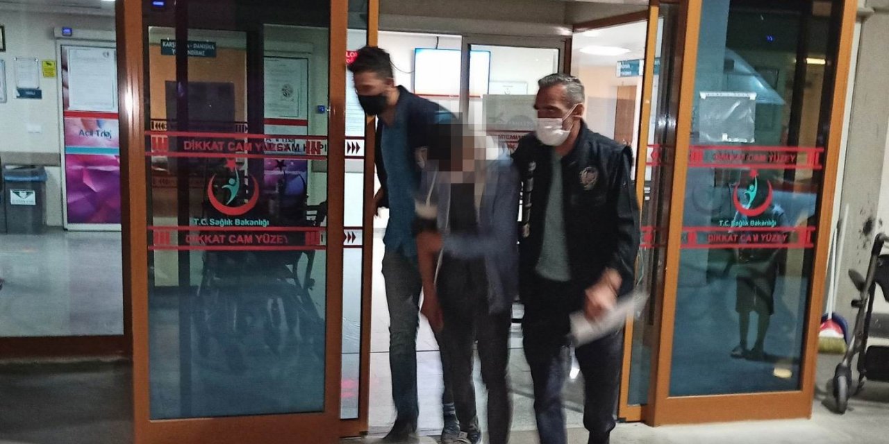 Konya'da evindeki saksılarda esrar yetiştiren şüpheli yakalandı