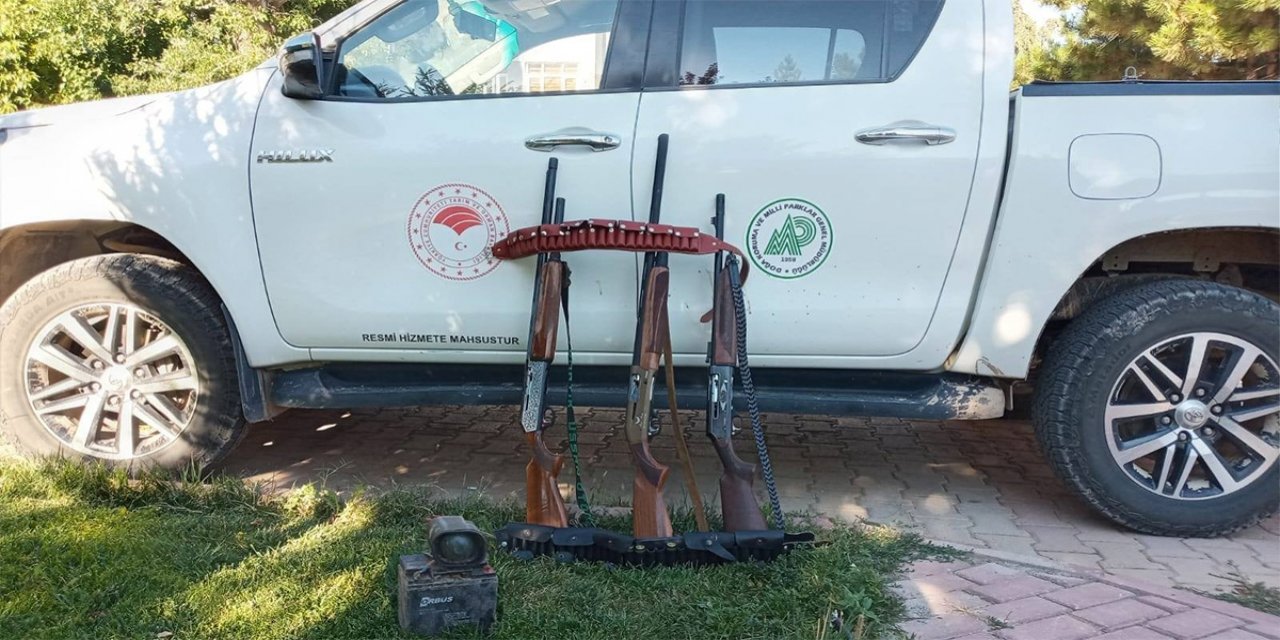 Konya'da kaçak avlanmaya 9 bin 605 lira ceza