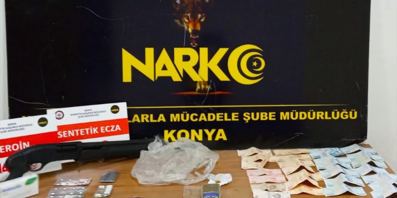 Konya'da uyuşturucu operasyonu! 5 kişi yakalandı