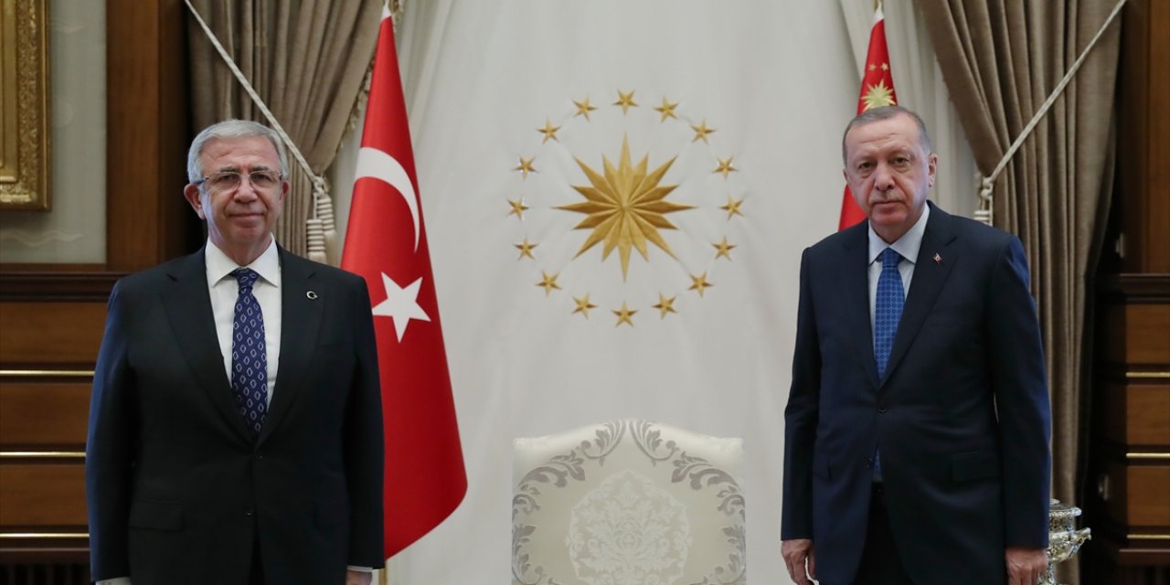 Cumhurbaşkanı Erdoğan, Mansur Yavaş'ı kabul etti