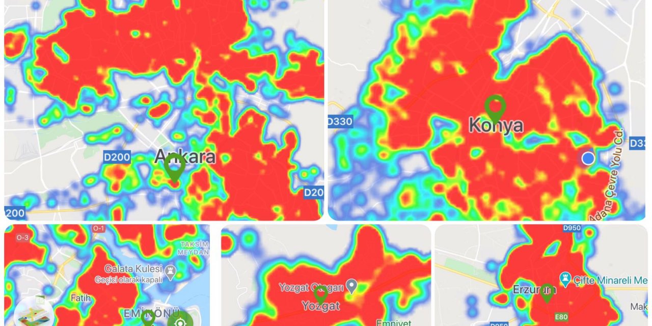 İşte vaka ve ağır hasta sayısı artan 10 ilin yoğunluk haritası