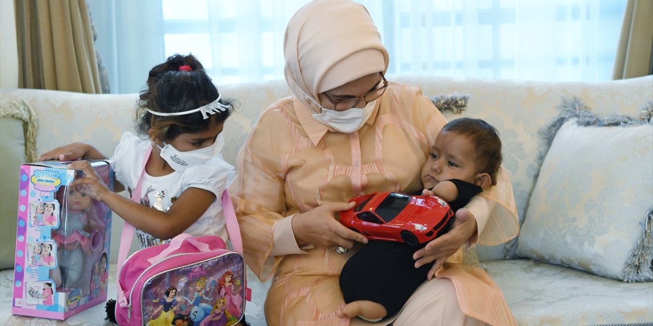 Suriyeli Muhammed bebek, Emine Erdoğan'ın misafiri oldu