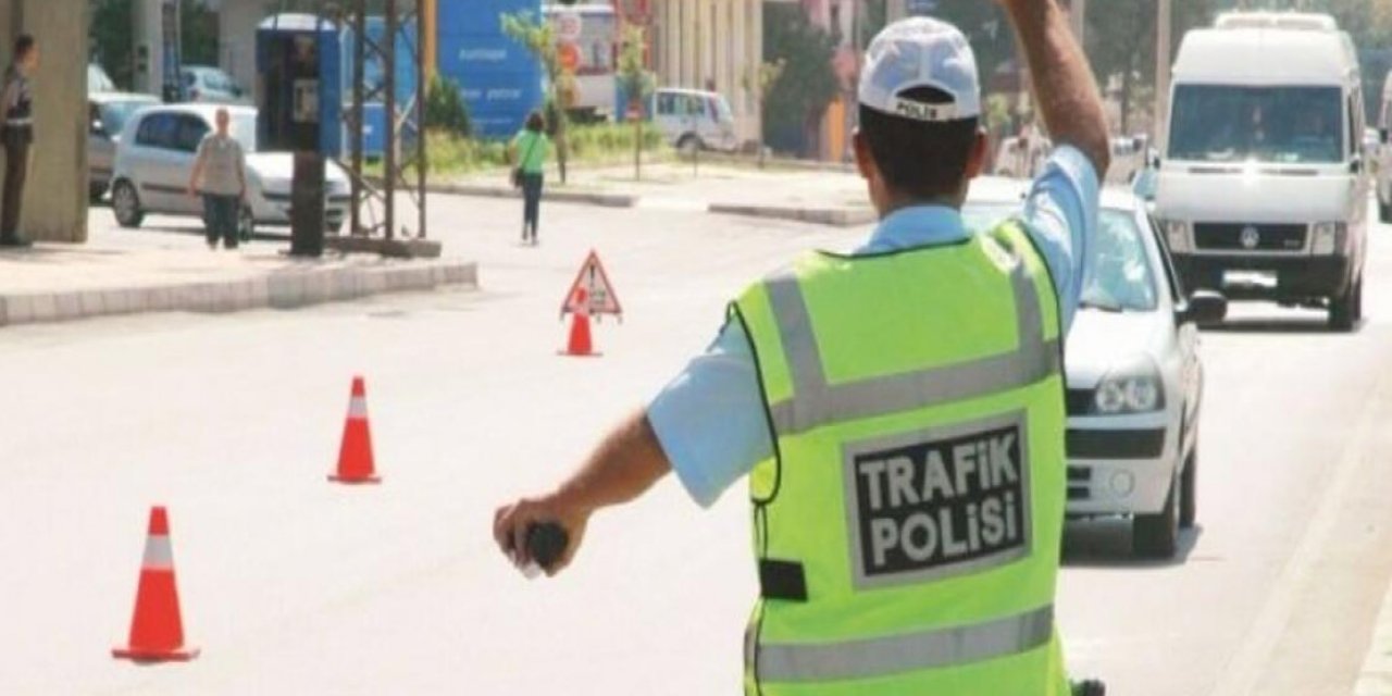Konya’da 742 sürücüye 313 bin lira ceza