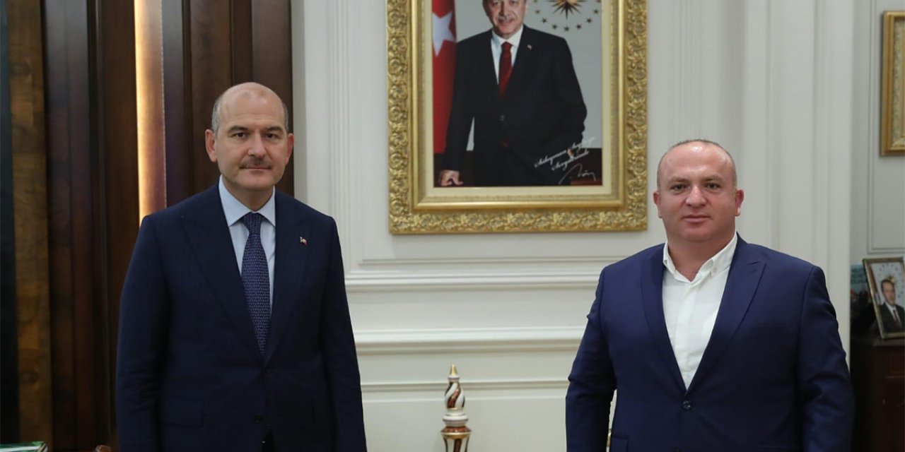 Konyalı iş adamından İçişleri Bakanı Soylu'ya ziyaret