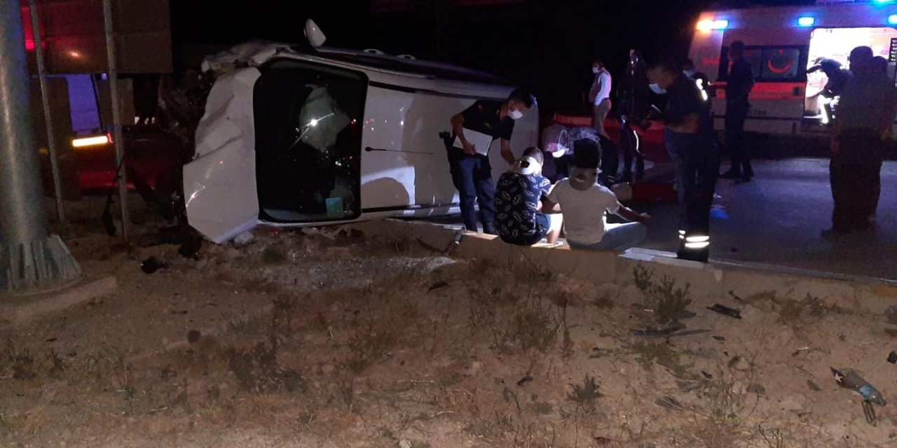 Konya’da trafik kazası: 6 yaralı
