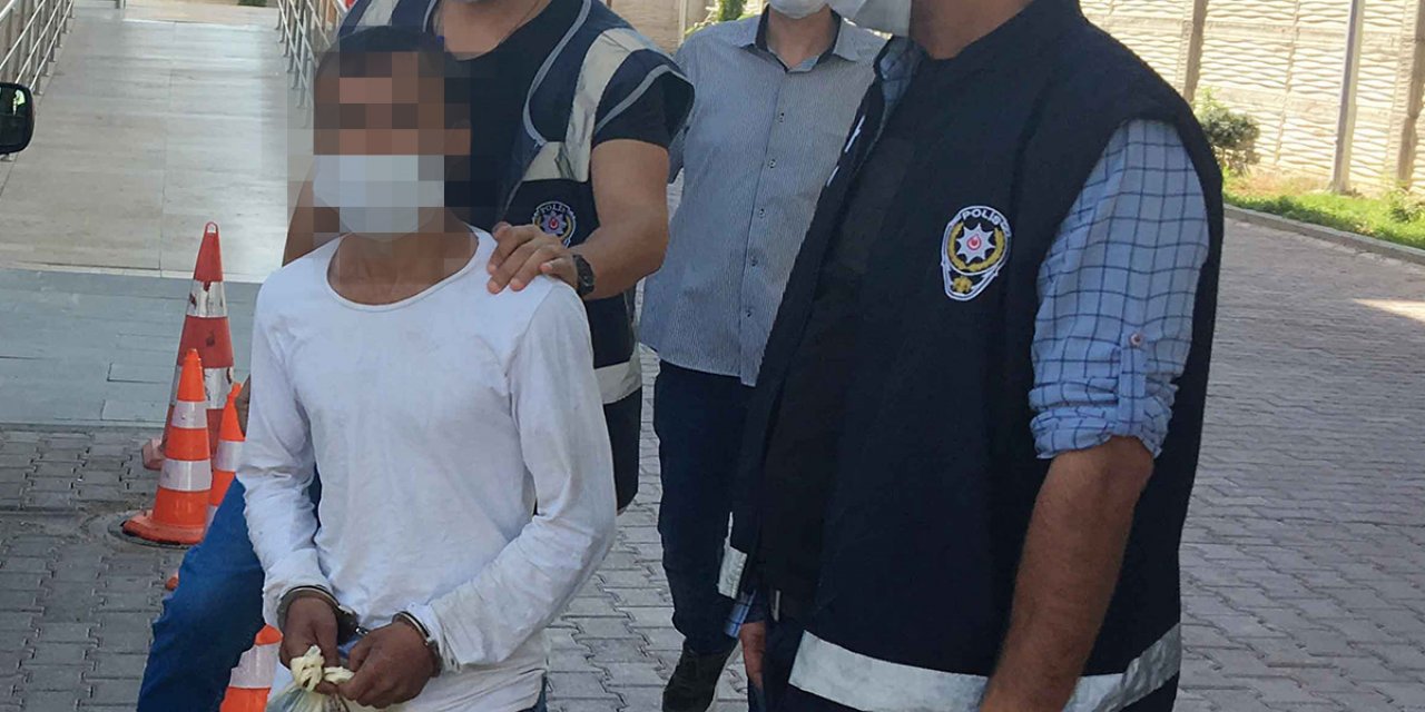 Konya'da hırsızlık şüphelisinden gazetecilere: ''Aman iyi çek ağabey"