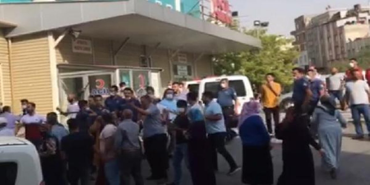 Vaka sayısı artan ilde koronadan ölen hastanın yakınları hastaneyi bastı! 4 polis yaralı