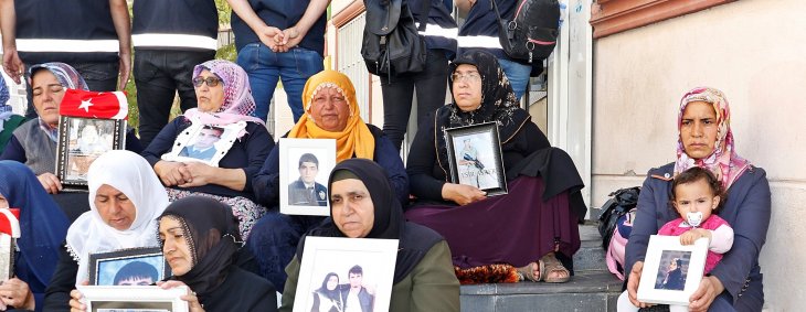 HDP önündeki anne eyleminde 31'inci gün! Aile sayısı 51’e yükseldi
