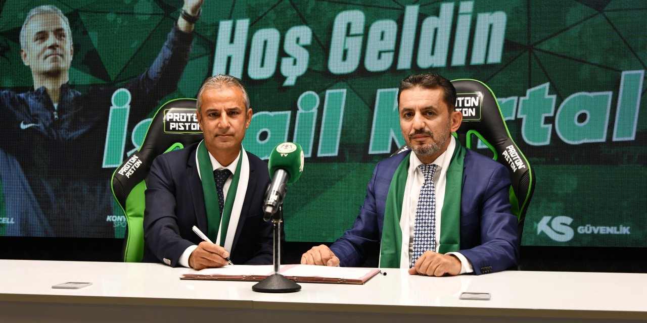 Konyaspor, Teknik Direktör İsmail Kartal ile 2 yıllık sözleşmeye imza attı