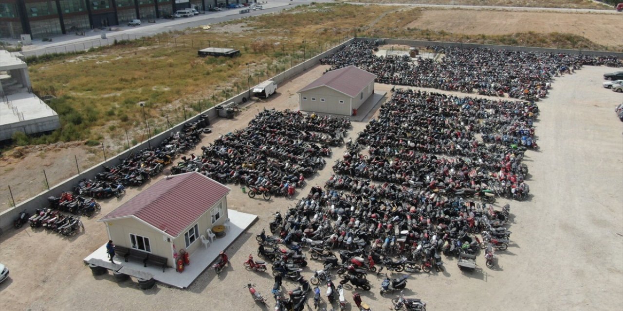 Konya'da 4 bin 5 motosiklet trafikten men edildi