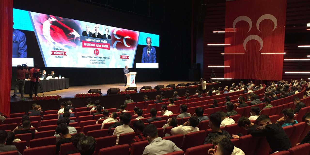 MHP Konya Teşkilatına kongre heyecanı! Remzi Karaaslan yeniden başkanlığa seçildi
