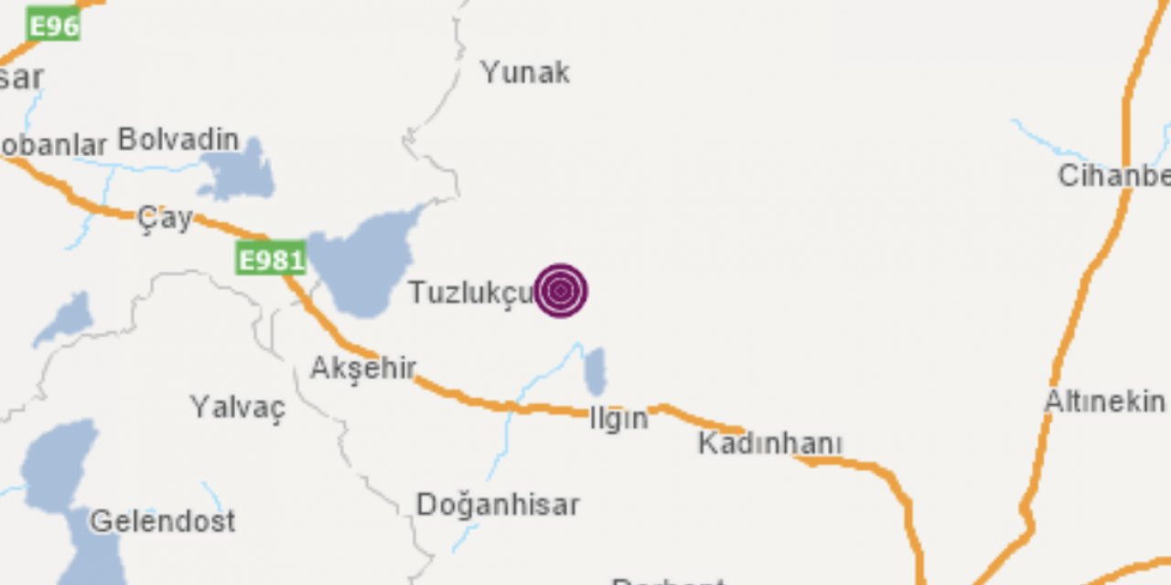 Son Dakika: Konya’da birbiri ardına depremler! Bu kez Tuzlukçu sallandı