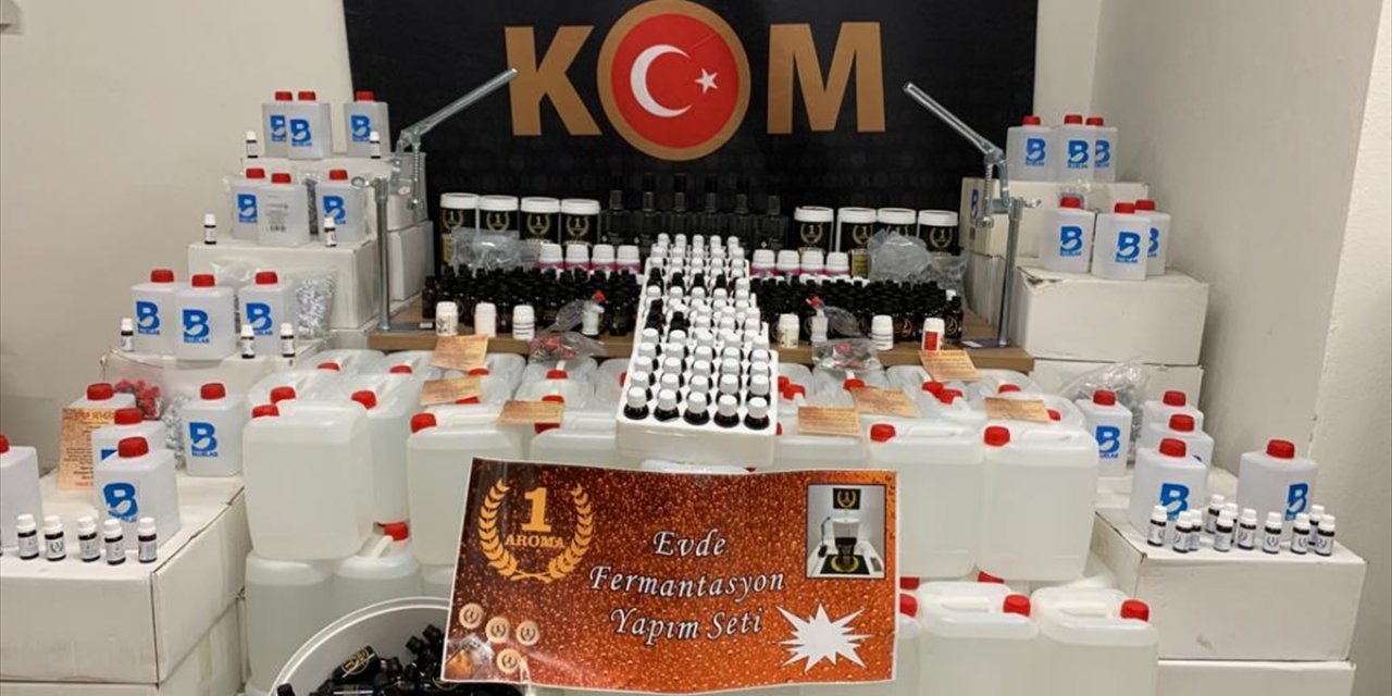 Konya dahil 5 ilde sahte içki operasyonu