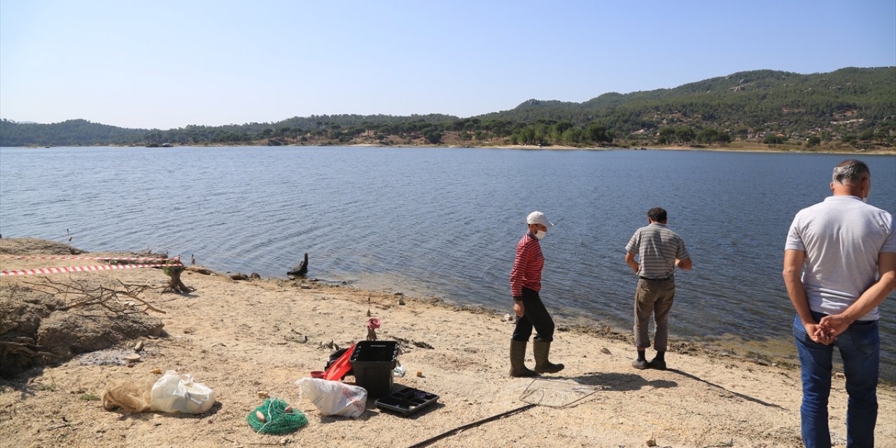 Baraj gölüne giren bir kişi kayboldu