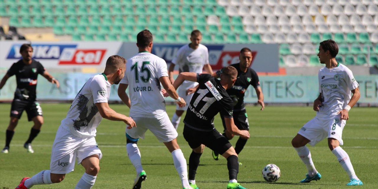 Denizli deplasmanında yakaladığı fırsatları değerlendiremeyen Konyaspor 1 puana razı oldu
