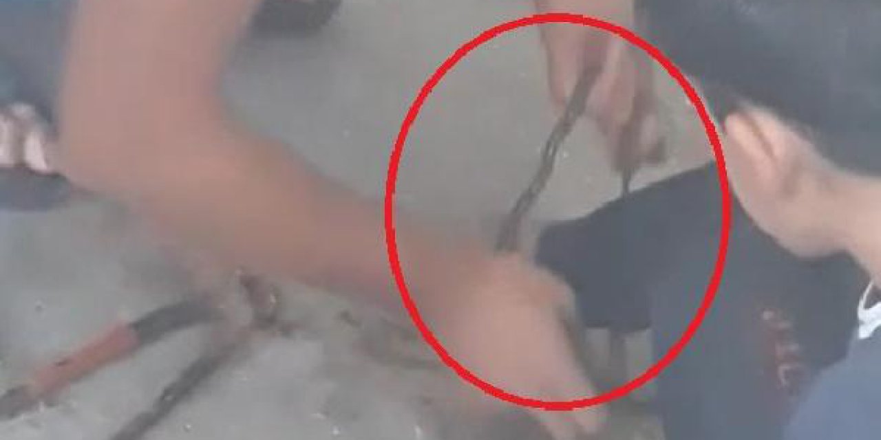 Yangın çıkan evde 11 yaşındaki çocuk zincirlenmiş halde bulundu, son anda kurtuldu