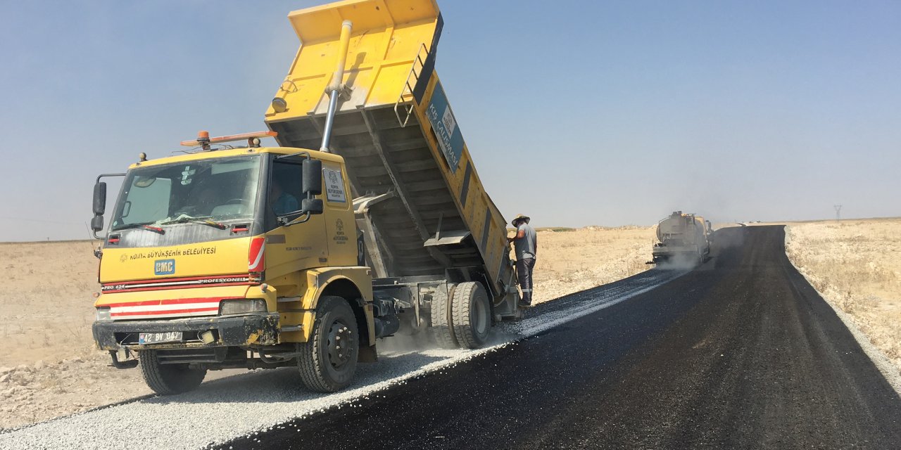 Konya Büyükşehir Belediyesi mahalle yollarının kalitesini yükseltiyor