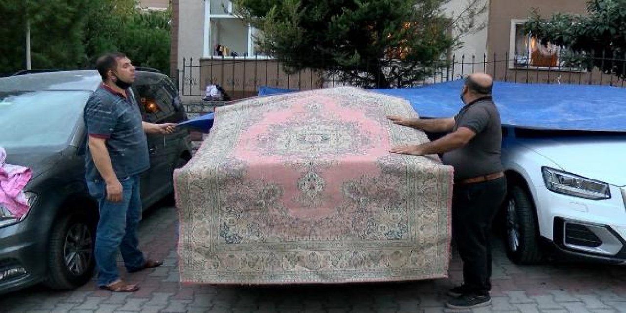 Meteoroloji dolu uyarısı yaptı, araç sahipleri böyle önlem aldı