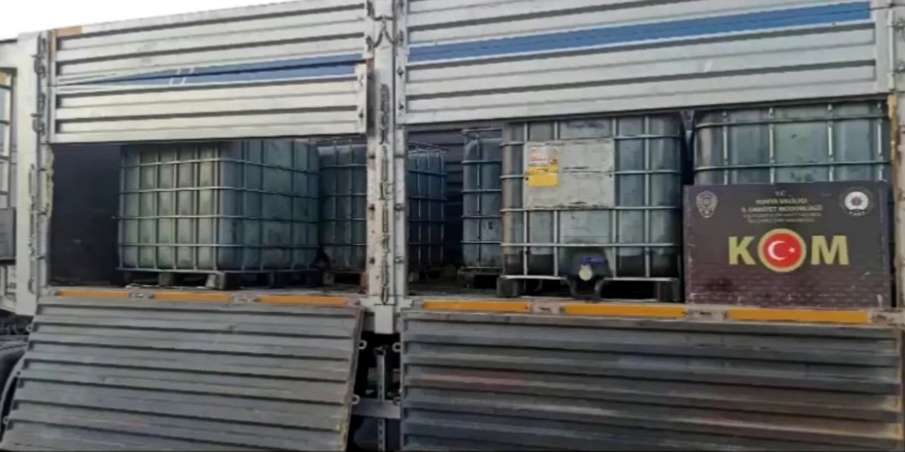 Konya’da 10 bin litre kaçak akaryakıt ele geçirildi: 7 gözaltı