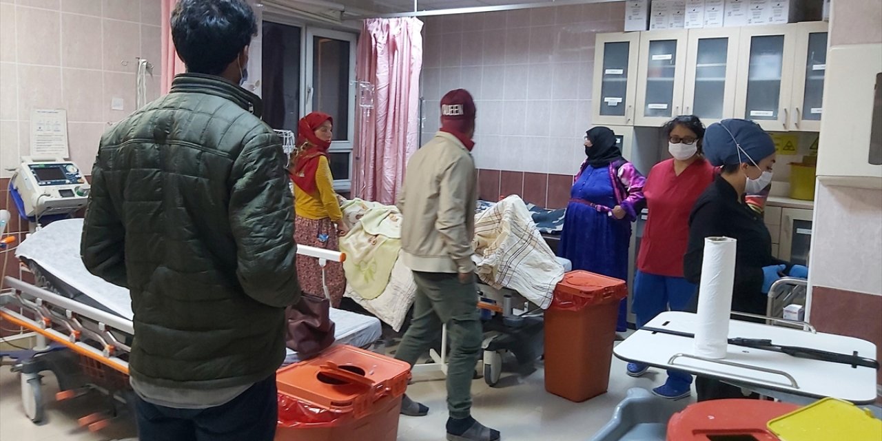 Çadırda karbonmonoksit gazından zehirlenen 4 kardeş hastaneye kaldırıldı