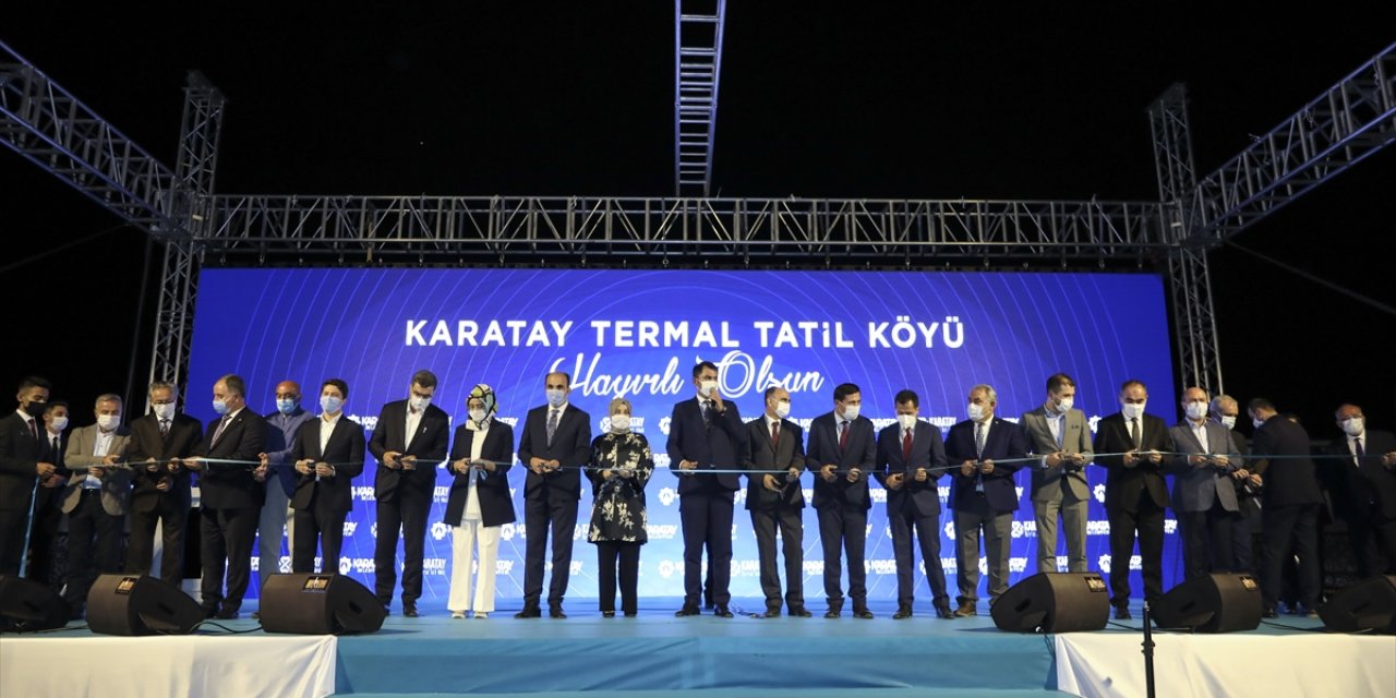 Bakan Kurum, Karatay Termal Tatil Köyü'nü hizmete açtı! ''Bu tesis Konya'ya artı değer katacak''