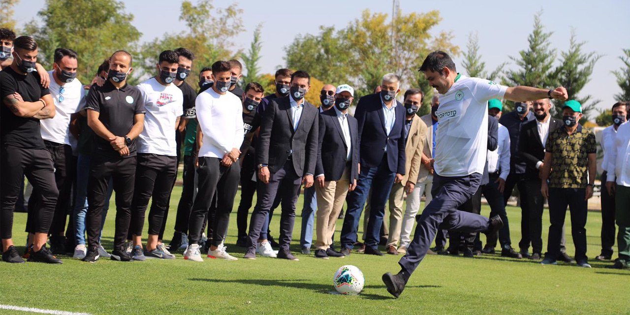 Bakan Kurum: Konyaspor'un yanındayız, destekçisiyiz