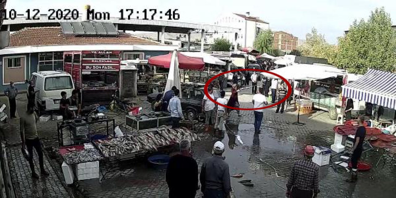 Konya’da balıkçılar silahla birbirine girdi! Kavga anı kamerada