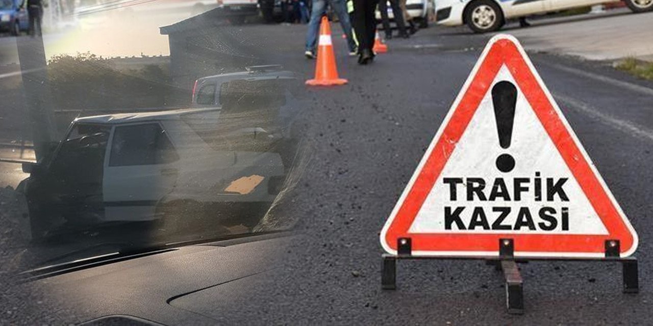 Konya'da feci kaza! Yön levhası direğine çarpan otomobilin sürücüsü öldü