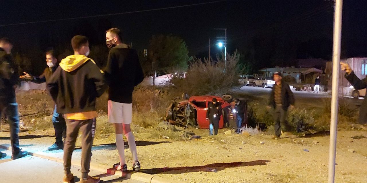 Konya’da halı saha maçından dönen gençler kaza yaptı: 7 yaralı