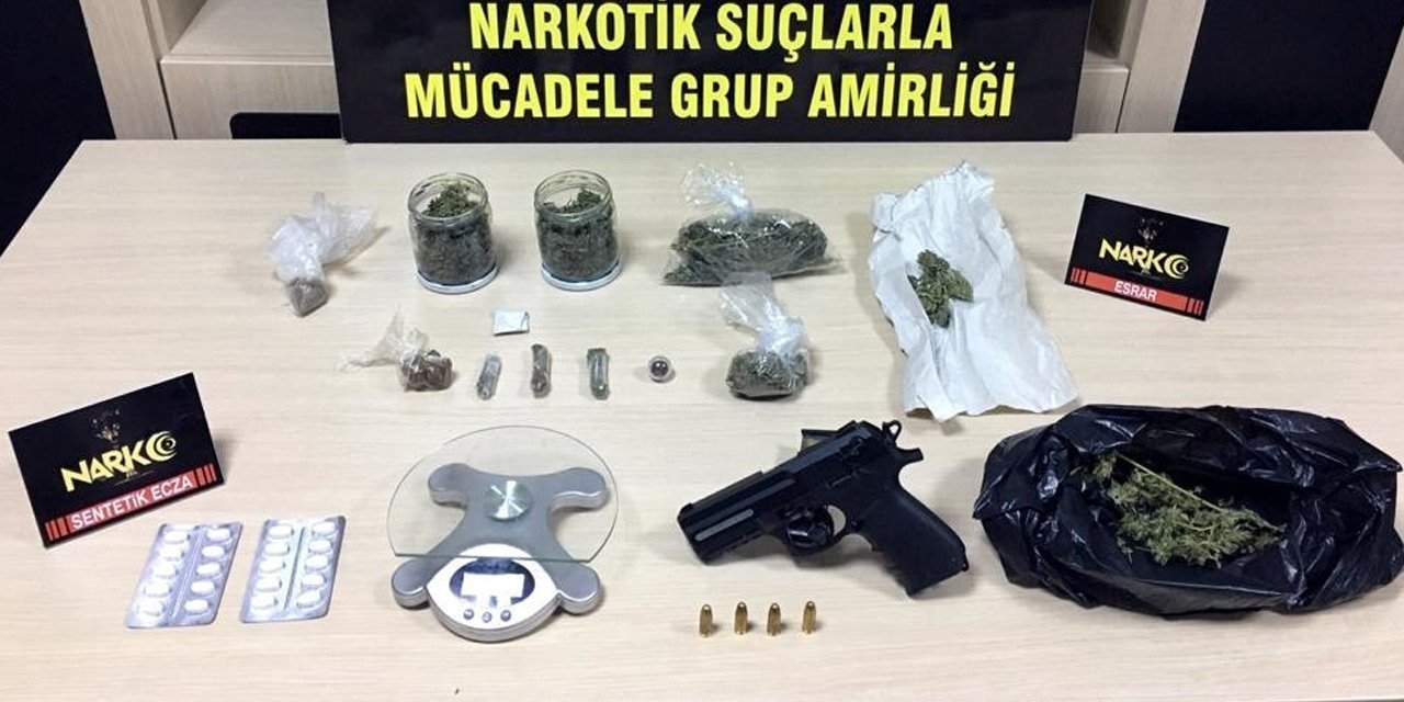 Konya'daki uyuşturucu operasyonunda yakalanan 3 kişiden 1'İ tutuklandı