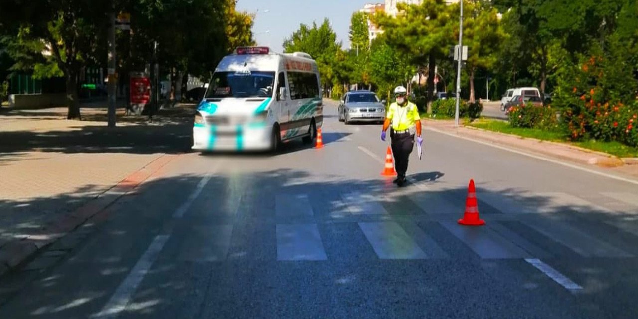 Konya'daki trafik denetimlerinde sürücülere 1 milyon 484 bin lira ceza