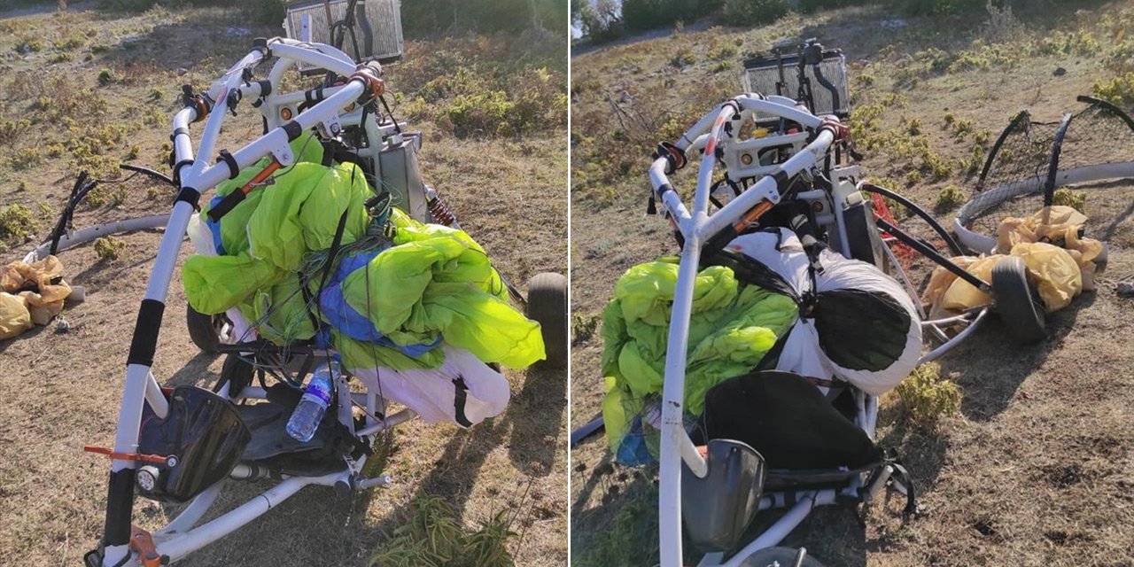 Amanoslar'da terör örgütü PKK'ya ait paramotor ele geçirildi
