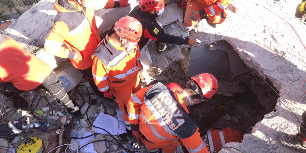 Konya Valiliği depremin yaşandığı İzmir'e gönderilen yardımları açıkladı
