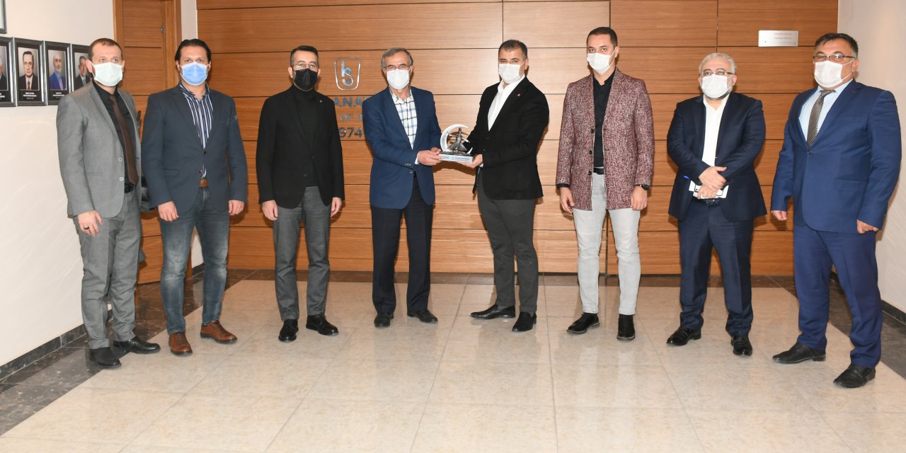 KONYAGİAD'dan KSO'ya ziyaret! ''Pandemi döneminde Konya sanayisi üretimden kopmadı"