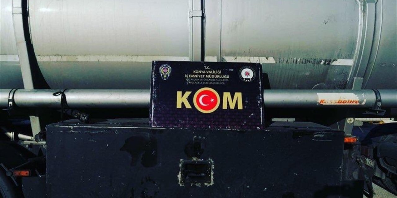 Konya'da 28 bin 400 litre kaçak akaryakıt ele geçirildi