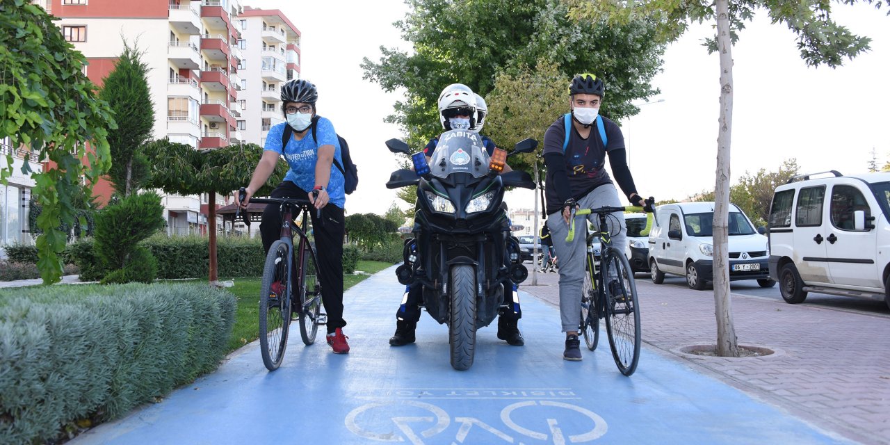 Özel ekip oluşturuldu! Konya'da bisiklet yollarının güvenliğini onlar sağlıyor