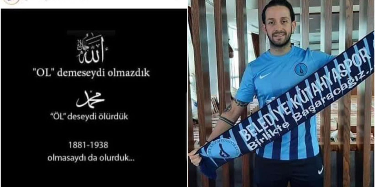 Belediye Kütahyaspor oyuncusu Güven Güneri bu paylaşımından dolayı cezalandırıldı