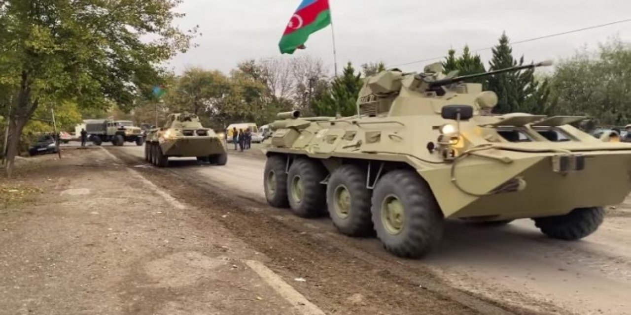 Azerbaycan ordusu 27 yıldır işgal altındaki Kelbecer'e girdi