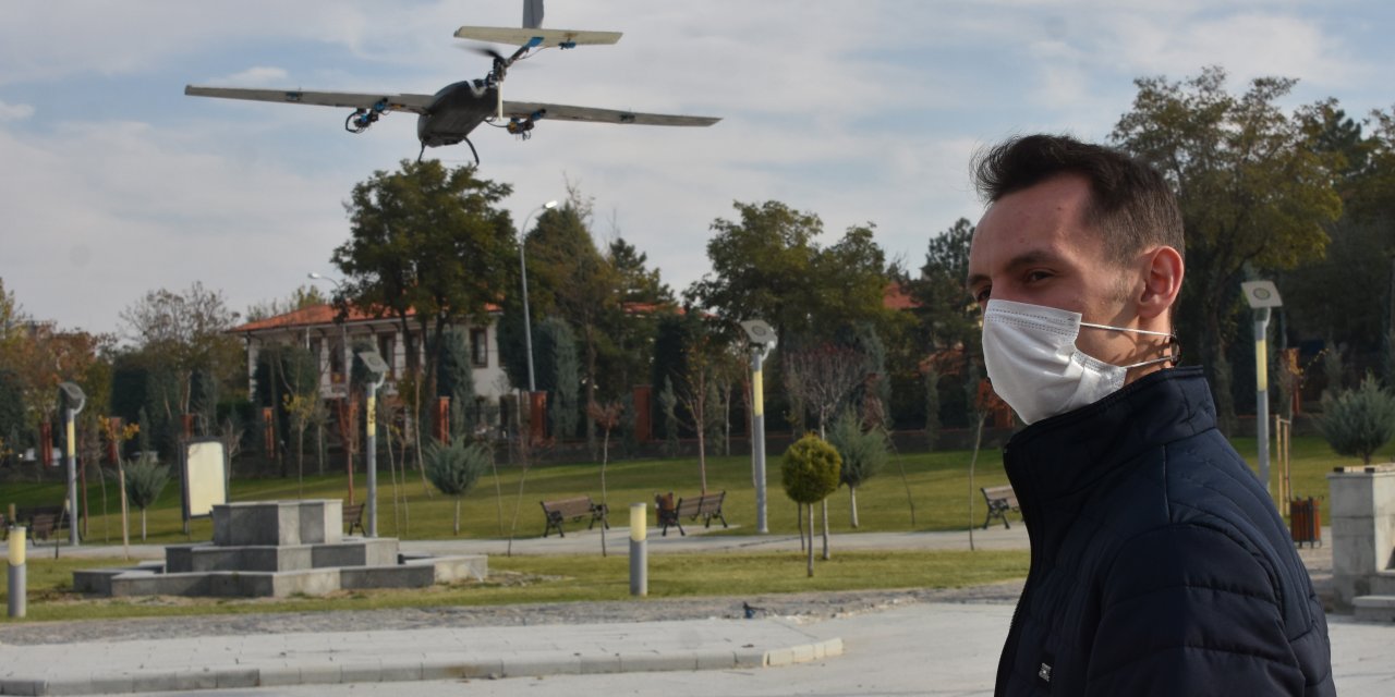 Konya'da üniversite öğrencilerinden İHA başarısı