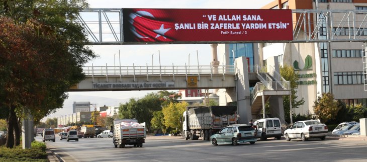 Konya'nın her yerinde bu ayet yazıyor