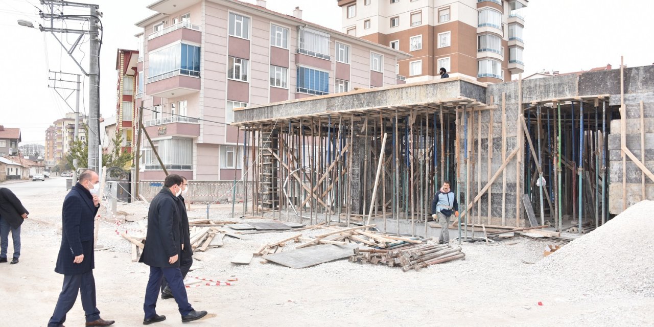 Başkan Kılca: 4 mahallede yapımı süren tesisler Karatay'a değer katacak