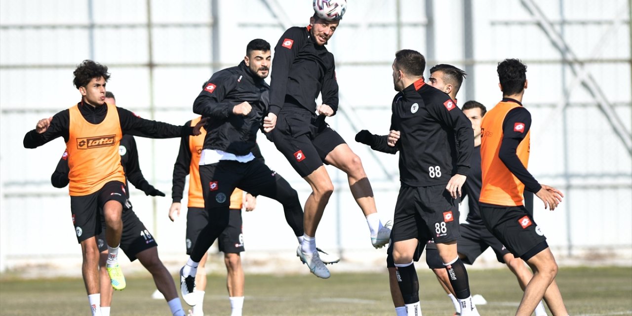 Konyaspor, Erzurum maçının hazırlıklarını sürdürdü