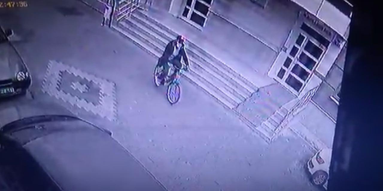 Konya’daki bisiklet hırsızlığı kamerada I VİDEO