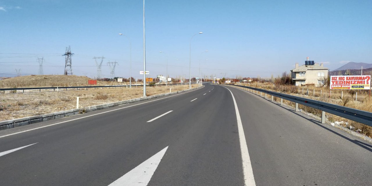 Tarihe not! Yer: Konya - Antalya kara yolu! Tarih: 5 Aralık 2020