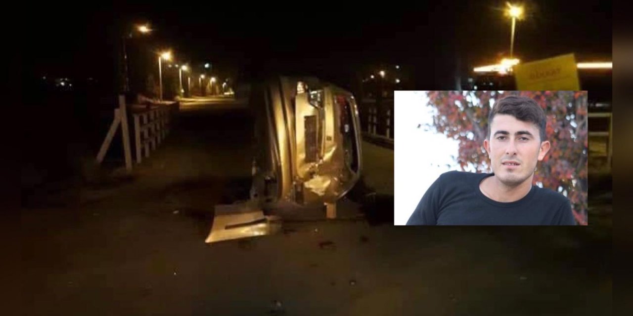 Konya’da devrilen araçtaki gençlerden 1’i öldü, 1’i yaralandı
