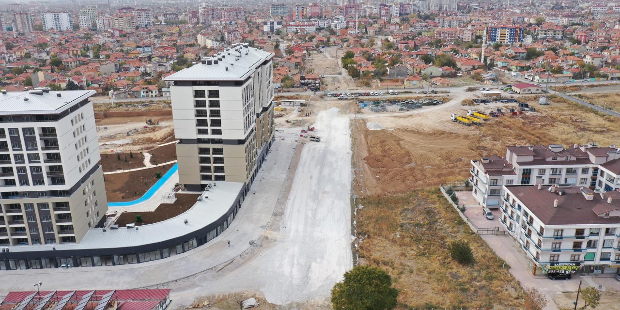 Konya Büyükşehir’den Meram’a yeni bir cadde